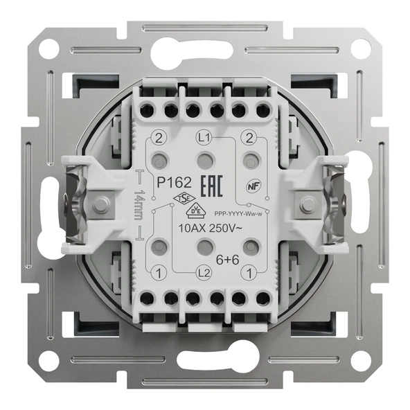 Schneider Electric EPH0600162 Asfora Çelik Vavien+Vavien Çerçevesiz - 5