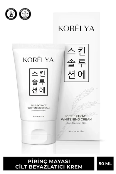 KORELYA Pirinç Mayası Leke Karşıtı Beyazlatıcı Krem - Rice Yeast Whitening Cream 50 ml - 6