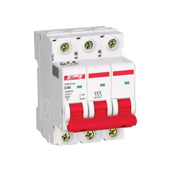 Himel 3X50A C 4,5kA Otomatik Sigorta ürün görseli 1