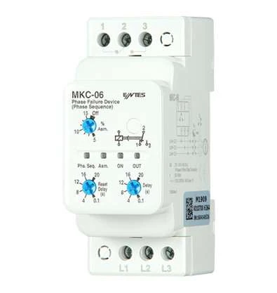 Entes M1726 MKC-06P %5-15 Nötrsüz PTC'li Motor Koruma Rölesi DIN2 - 1