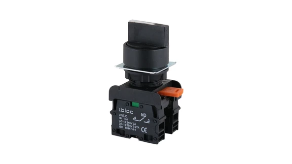 Tbloc SSP-2O Siyah 1-0-2 Kalıcı Mandal Buton - 1