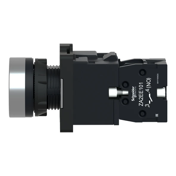 Schneider Electric XA2EW31M1 Beyaz Ledli Yaylı Buton 220V AC/DC - 7