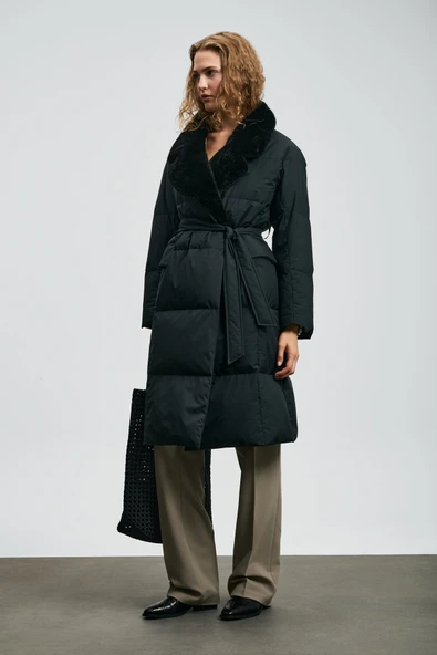 Lufian 122120048 Hermens Kaz Tüyü Kadın Mont ürün görseli 1