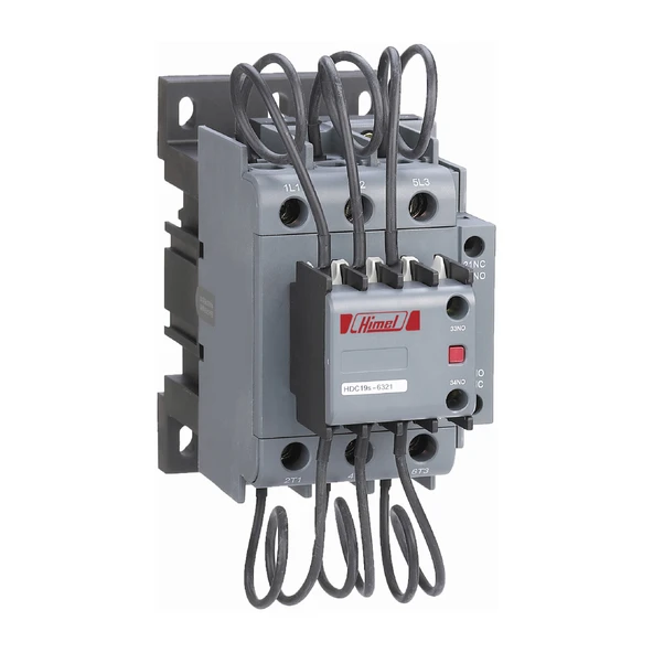 Himel HDC19S9521M7 3x95A Kompanzasyon Kontaktörü 2NO+1NC 220V AC ürün görseli 1