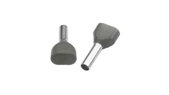 Tbloc IES 2X2,5/10 Gri Çift Girişli Yüksük İzoleli F Norm 250'li Paket ürün görseli 1