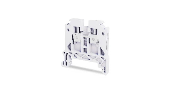Tbloc TBL 4mm Beyaz Vidalı Tek Katlı Klemens 10'lu Paket - 1