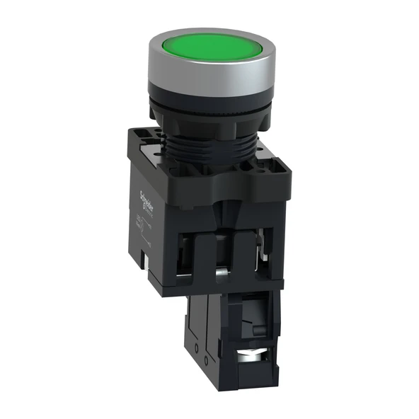 Schneider Electric XA2EW33M1 Yeşil Ledli Yaylı Buton 220V AC/DC - 6
