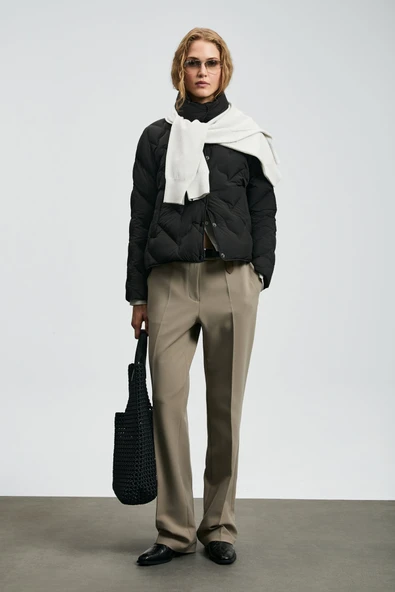 Lufian 122120043 Desert Kaz Tüyü Kadın Mont - Resim 5