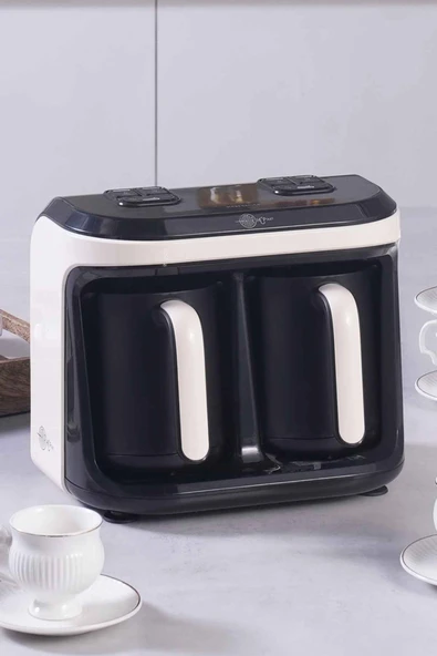 Hatır Hüp Düet Aroma Türk Kahve Makinesi Krem 10 Fincan Kapasiteli ürün görseli 1