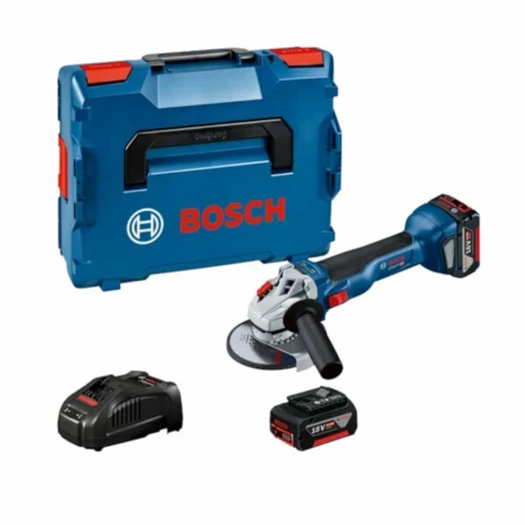 Bosch GWS 18V-10 Çift Akülü 5 Ah Taşlama Makinesi ürün görseli