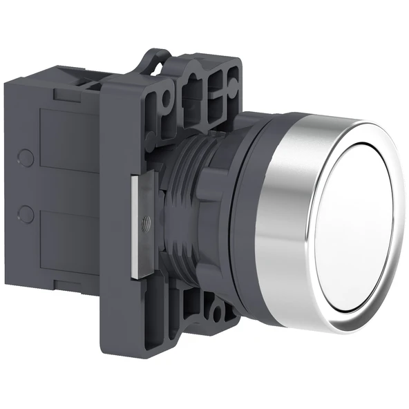 Schneider Electric XA2EA11 22mm Beyaz Yaylı Buton - 1
