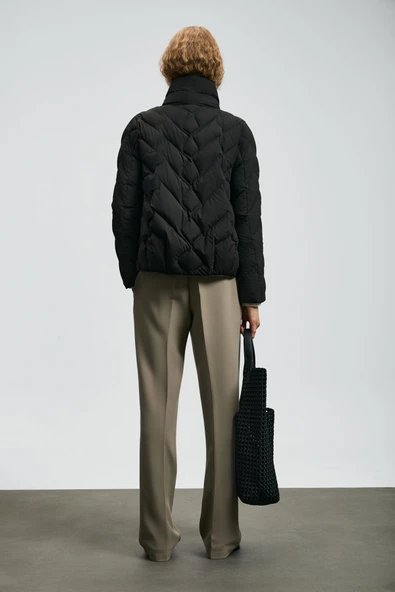 Lufian 122120043 Desert Kaz Tüyü Kadın Mont - Resim 9