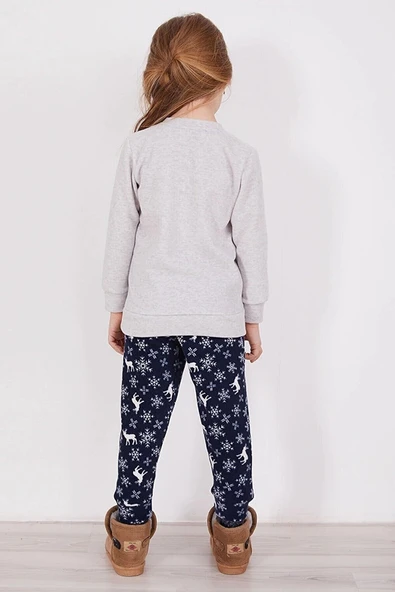 Arnetta AR2150C Kız Çocuk Polar 2'li Pijama Takım - 4