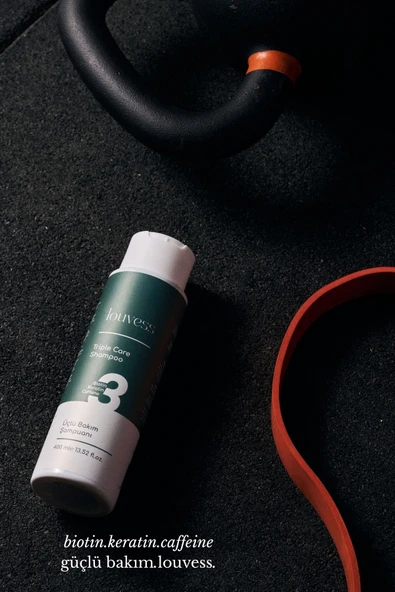 Louvess Üçlü Bakım Şampuanı & Saç Bakım Kremi Seti - 3