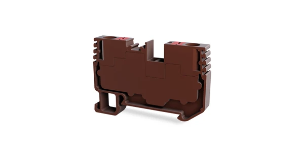 Tbloc PFT 6mm Kahverengi  Push-İn Tek Katlı Klemens 10'lu Paket - 1