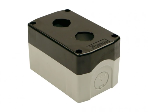 Bemis İkili Siyah Buton Kutusu IP44