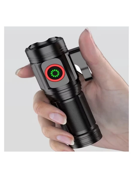 Powerdex PD-7007 Şarjlı Mini El Feneri Güçlü Işık 15 Watt ürün görseli