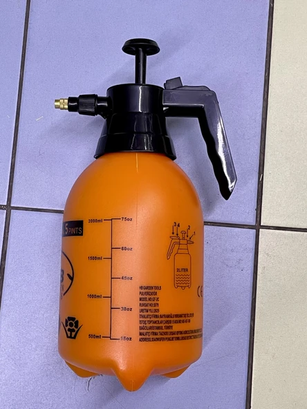 Basınçlı Püskürtücü Bahçe Sprey Araba Yıkama Köpük Ilaçlama Pompası Klima 2lt - Resim 5