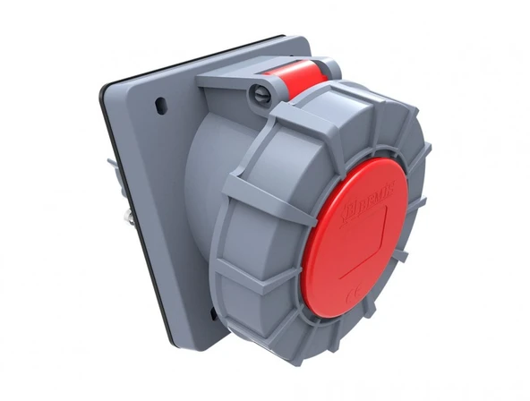 Bemis CEE Norm 5X32A 380V IP67 45 Derece Eğik Makina Prizi - 1