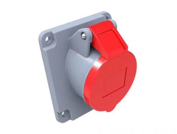 Bemis CEE Norm 5X32A 380V IP44 45 Derece Eğik Makina Prizi ürün görseli 1