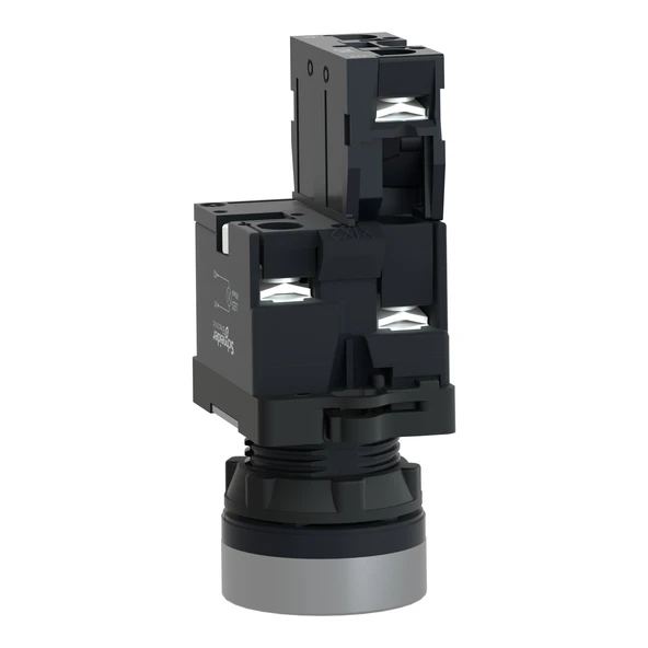 Schneider Electric XA2EW31M1 Beyaz Ledli Yaylı Buton 220V AC/DC - 4