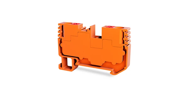 Tbloc PFT 4mm Turuncu Push-İn Tek Katlı Klemens 10'lu Paket ürün görseli 1