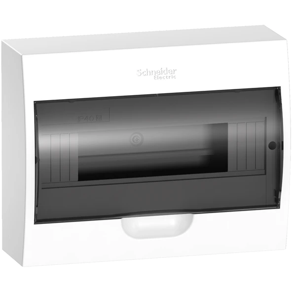 Schneider Electric EZ9E112S0S 12'li Sıvaüstü Sigorta Kutusu Şeffaf Kapaklı ürün görseli 1