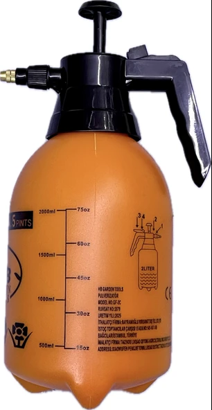 Basınçlı Püskürtücü Bahçe Sprey Araba Yıkama Köpük Ilaçlama Pompası Klima 2lt ürün görseli