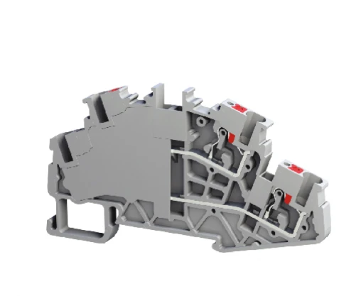 Tbloc PFT 4 2P GRİ Push-İn Çok Katlı Klemens 4mm 10'lu Paket ürün görseli 1