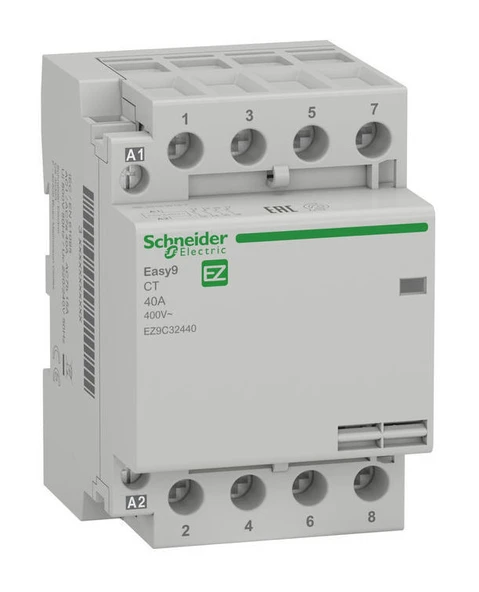 Schneider Electric EZ9C32440 4X40A 4NO Sessiz Kontaktör 240VAC ürün görseli 1