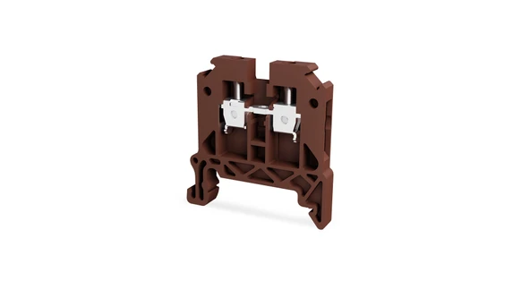 Tbloc TBL 2,5mm Kahverengi Vidalı Tek Katlı Klemens 10'lu Paket ürün görseli 1