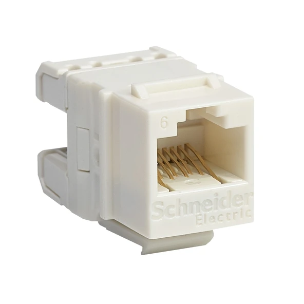 Schneider Electric ETK45041 Cat3 Keystone Jack Telefon Konnektörü ürün görseli 1