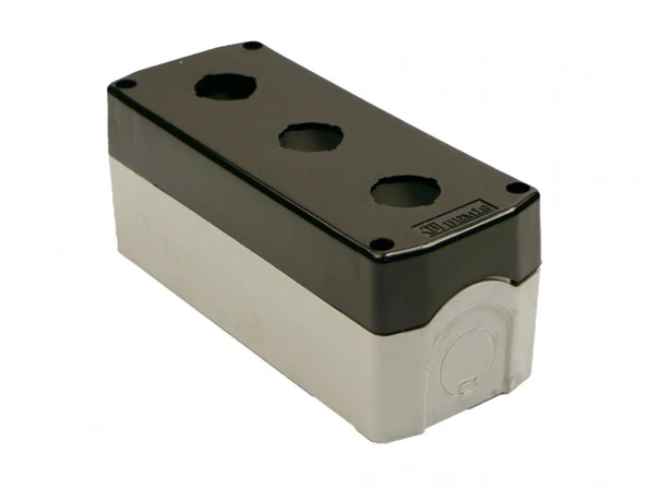 Bemis Üçlü Siyah Buton Kutusu IP44 ürün görseli