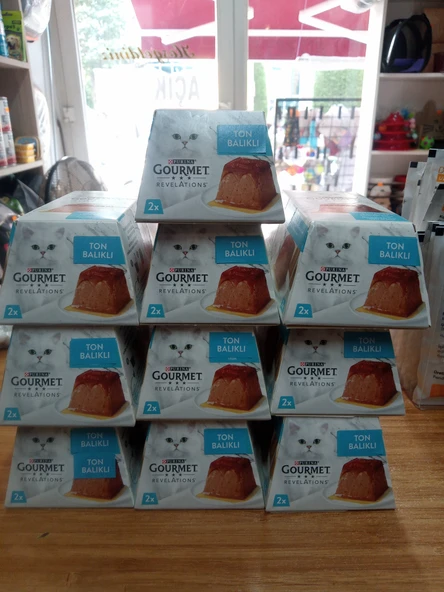 Gourmet Revelations Ton Balıklı Kedi Yaş Mama 2X57GR 5 PAKET - 1
