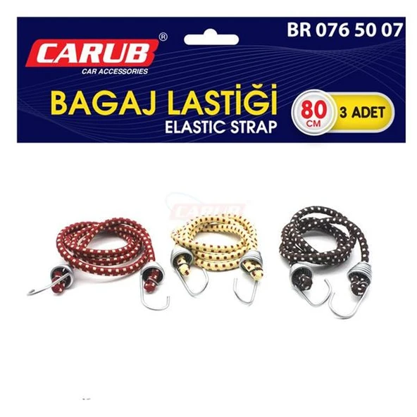 Carub Bagaj Ahtapot Lastik 3 lü SET  80-180cm 1.Kalite - 1