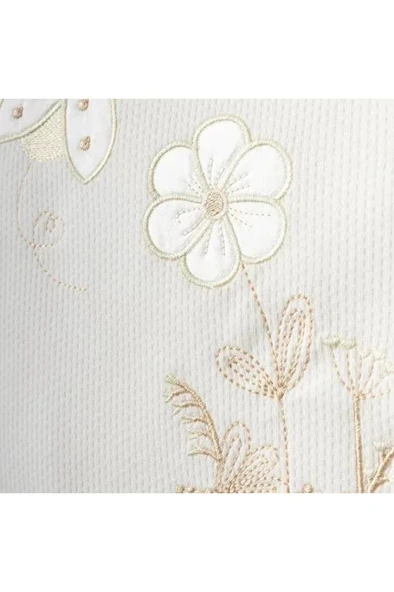 Bebitof %100 Pamuk Sevimli Uğur Böceği Desenli 10 Parça Kutulu Yenidoğan Hastane Çıkışı Zıbın Seti Ekru BBTF.EKR.10122 - 4