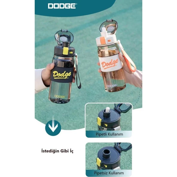 Dodge Su Matarası Tritan Siyah 670Ml - 3