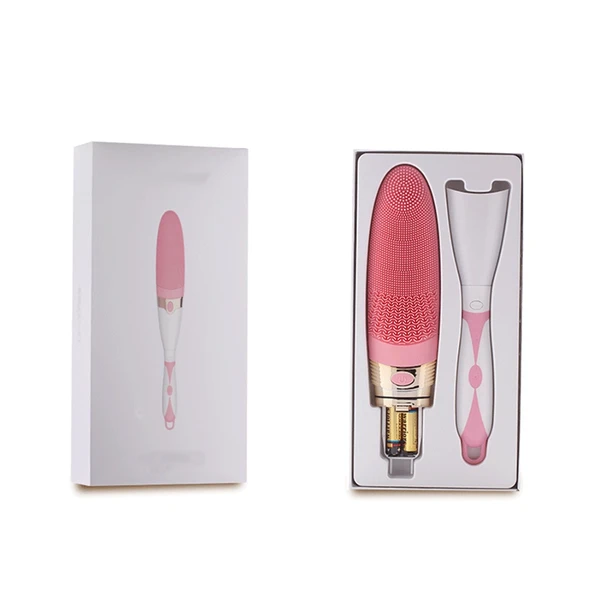 360° Dönebilen Pilli Titreşimli Kauçuk Duş Masaj Fırçası Rahatlatıcı ürün görseli 1