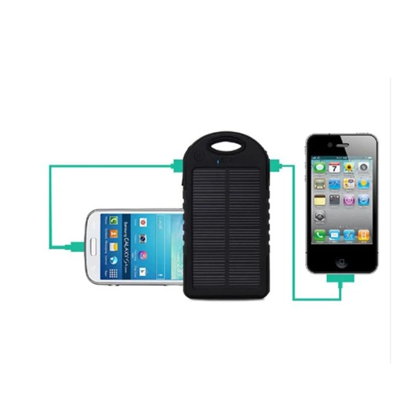 Güneş Enerjili Solar Powerbank 10000 Mah - Resim 3