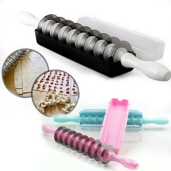 Pratik 9 Bıçaklı Mantı Kesme Merdanesi ürün görseli 1