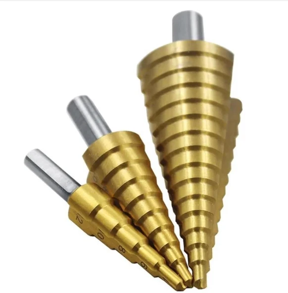 Kademeli Matkap Ucu Sac Delme Seti Paslanmaz Uç Hrd113 - Resim 3