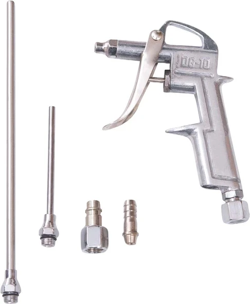 Parça Metal Uzun Ve Kısa Hava Tabancası Seti - Hava Püskürtme Ve Temizleme Aracı ürün görseli 1