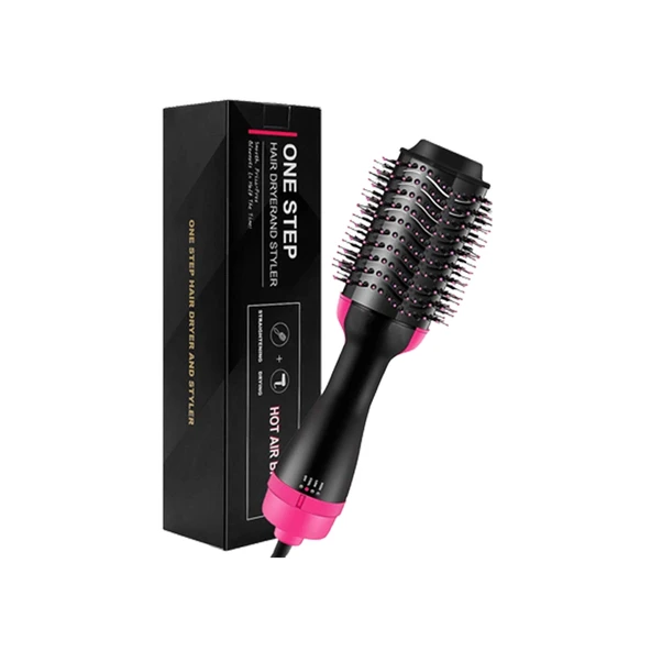 One Step Seramik Kaplama Uçlu Saç Düzleştirici Fırça - 2