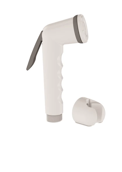 Beyaz-gri Plastiktaharetmatik Şattaf Başlık - Resim 3