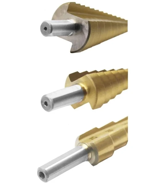 Kademeli Matkap Ucu Sac Delme Seti Paslanmaz Uç Hrd113 - Resim 2