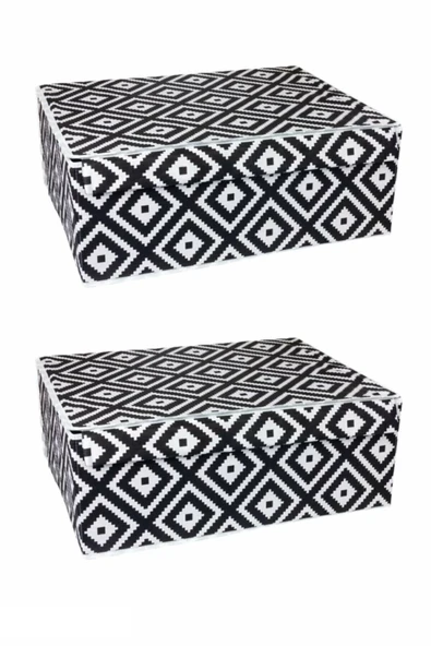 Baza Altı Boy Çok Amaçlı Düzenleyici Kutu Organizer Cırt Cırtlı Hurç 19cm X 40cm X 50cm (10 Adet) - Resim 4