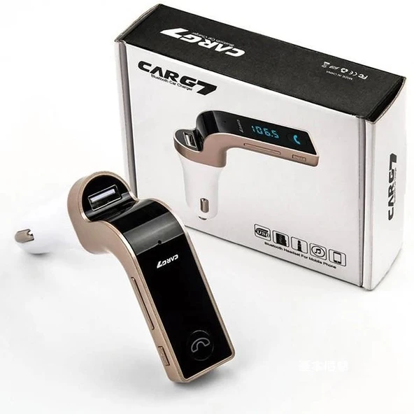 Carg7 Bluetooth Araç Fm Transmitter Usb Girişli ürün görseli 1