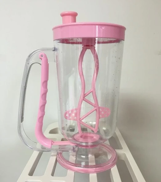 Pratik Ölçekli Pankek Kek Krep Akıtma Makinesi Kolay Kullanım, Cepli Kağıt Havluluk Hediyeli - Resim 3