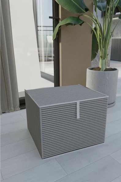 Çok Amaçlı Düzenleyici Kutu Organizer Cırt Cırtlı Hurç Maxi Boy 30cm X 40cm X 50cm (1 Adet) 7644 - Resim 3