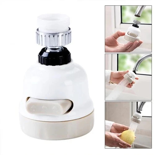 3 Fonksiyonlu Oynar Musluk Başlığı Tüm Musluklara Uyumlu - Resim 5